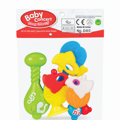 Baby Concert Rattle Set – Colorful Musical Rattle Toys for Infants (0+ Months)