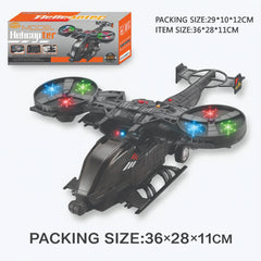 Model Helicopter Toy with Lights & Sound – Large Size Rescue & Action Helicopter for Kids