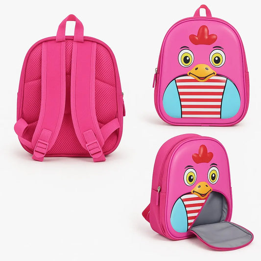 Cartoon Chicken Kids Backpack – Lightweight & Cute School Bag for Boys and Girls