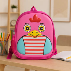 Cartoon Chicken Kids Backpack – Lightweight & Cute School Bag for Boys and Girls