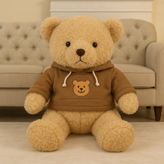 Large Hoodie Teddy Bear Plush Toy – 40 to 60 cm Soft Stuffed Gift