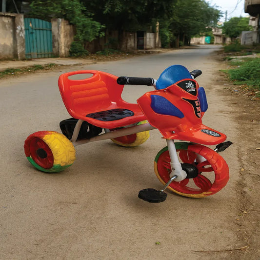 Sporty King Tricycle with Colorful Wheels