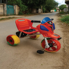 Sporty King Tricycle with Colorful Wheels