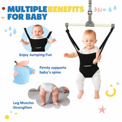 CareWorld Baby Door Jumper – Adjustable Bouncer Swing for Active Play & Muscle Development