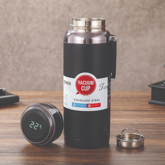 Smart Stainless Steel Vacuum Cup – Thermal Flask Bottle with LED Temperature Display