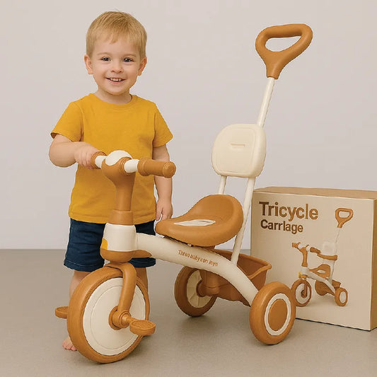 Comfort Baby Carriage Tricycle with Parent Handle