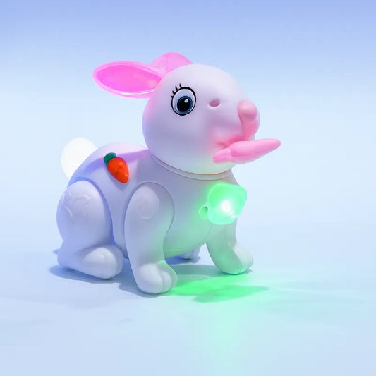 Jumping Rabbit Toy with Lights &amp; Music – Interactive Bouncing Bunny for Kids