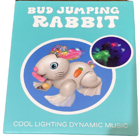 Jumping Rabbit Toy with Lights &amp; Music – Interactive Bouncing Bunny for Kids