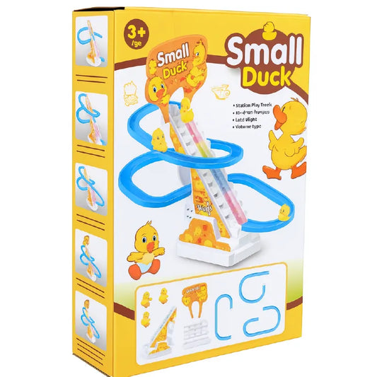 Small Duck Slide Toy with Music &amp; Lights – Fun Climbing & Sliding Track Play Set for Kids (Age 3+)