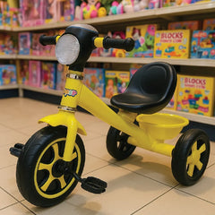 Dolphin Kids Tricycle – Strong & Stylish Ride for Toddlers (Red | Blue | Yellow)