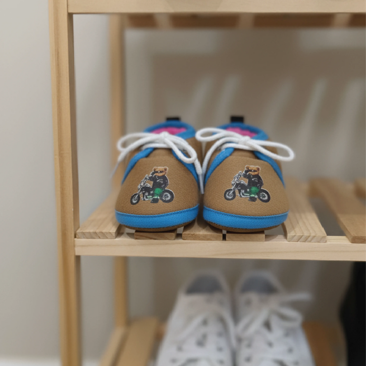 Cute Baby Soft Booties with Cartoon Print – Warm & Comfortable Winter Shoes
