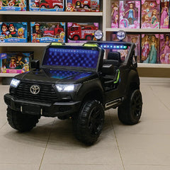 Kids Toyota Prado Electric Ride-On Car – 12V Battery Powered with Remote, Music & LED Lights