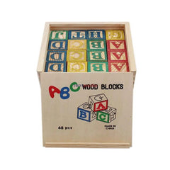 Wooden ABC Blocks for Kids – Alphabet, Numbers & Learning Educational Toy