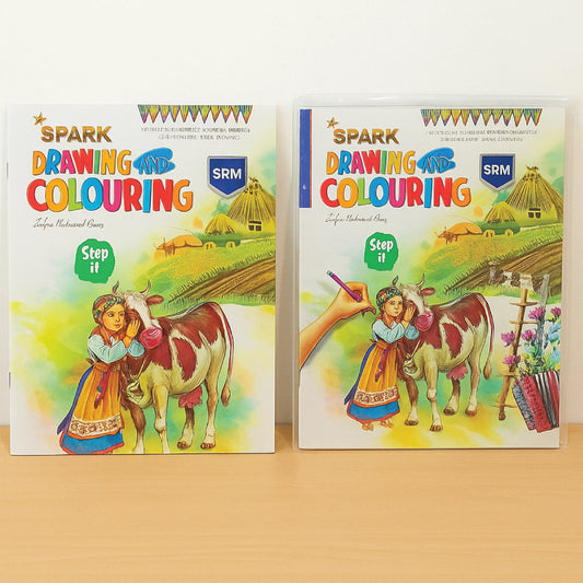 Spark Drawing and Colouring Book – Step 4 (Ages 6 to 10 Years )