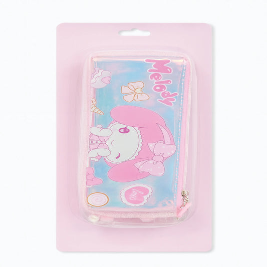 My Melody Cartoon Pencil Case – Pink Zipper Stationery Pouch for Kids