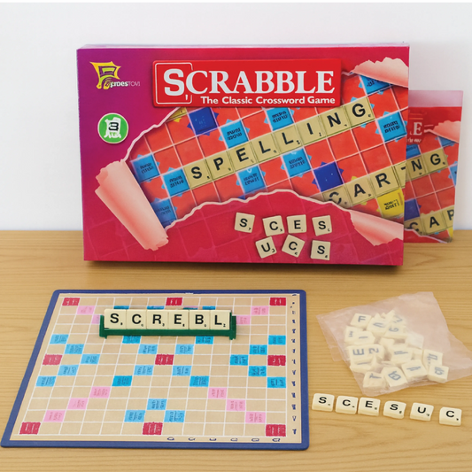 Scrabble – The Classic Crossword Board Game for Families & Kids