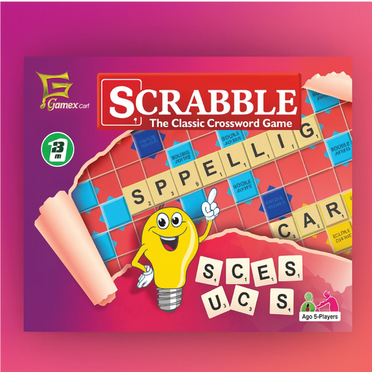 Scrabble – The Classic Crossword Board Game for Families & Kids