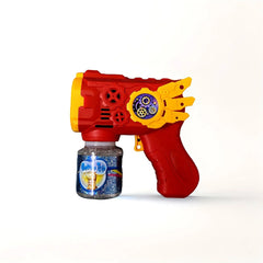 Electric Bubble Gun Toy – Colorful LED Bubble Blower Machine for Kids (Blue & Red)