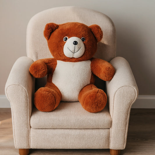 Large Brown Teddy Bear Plush (80–100 cm) – Soft & Huggable Gift
