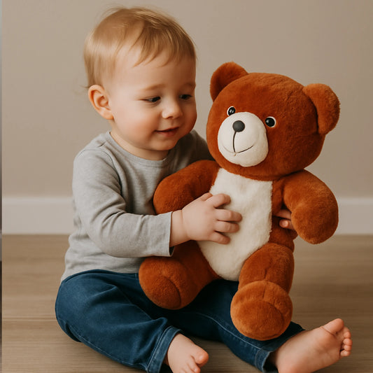 Large Brown Teddy Bear Plush (80–100 cm) – Soft & Huggable Gift