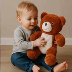 Large Brown Teddy Bear Plush (80–100 cm) – Soft & Huggable Gift