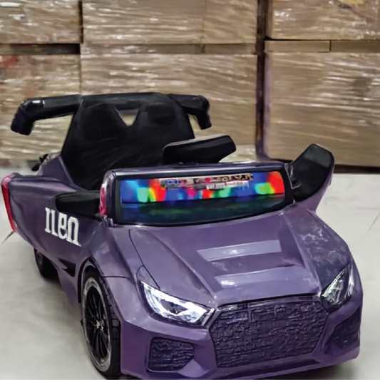 Kids Sports Convertible Electric Ride-On Car – 12V Battery Powered with Remote, LED Lights &amp; Music