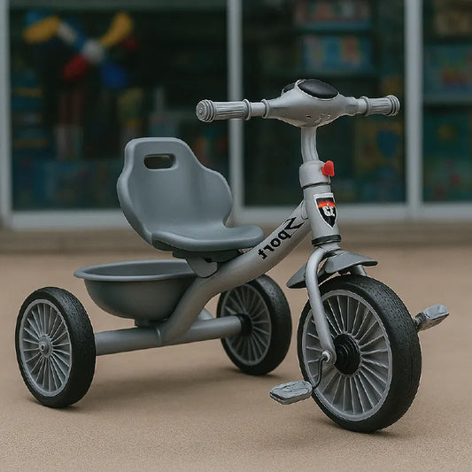 Durable Sport Tricycle for Toddlers – Grey Edition