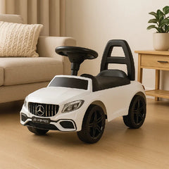 Kids Range Rover Style Push Ride-On Car – Toddler Push Car with Steering Handle & Backrest