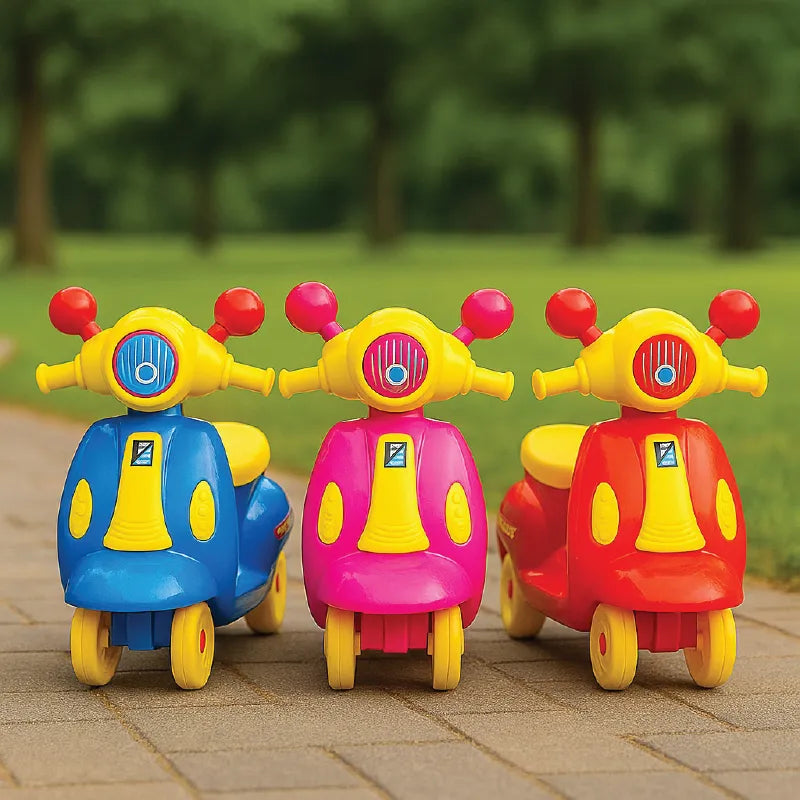 Kids Colorful Ride-On Scooters – Push Toy for Toddlers with Durable Wheels & Fun Design