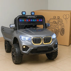Kids BMW Style Electric Ride-On Jeep – 12V Battery Powered with Remote, LED Lights &amp; Music