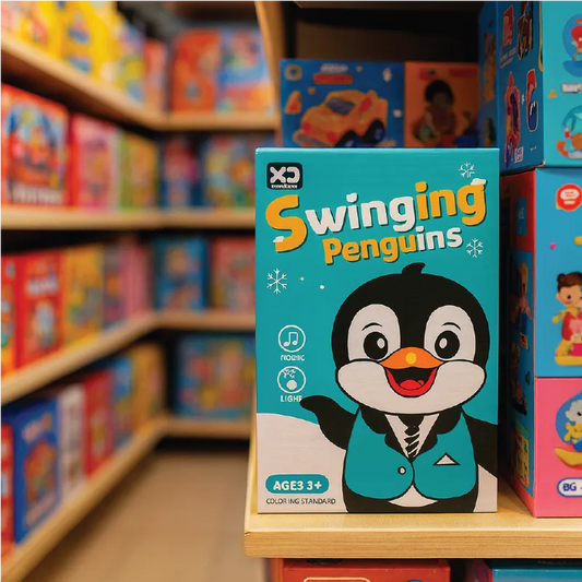 Swinging Penguin Toy for Kids – Musical Dancing Penguin with Lights & Sounds (Age 3+)