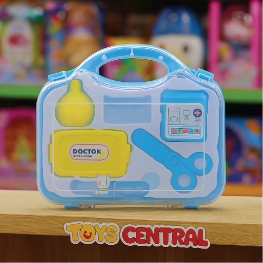 Kids Doctor Medical Play Set with Blue Carry Case – Pretend Play Healthcare Kit for Children (Age 3+)