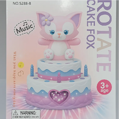 Rotate Cake Fox – Musical Rotating Cake Toy with Cute Fox Design (3+ Ages)