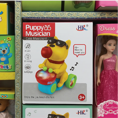 Puppy Musician Drumming Toy – Light & Music Cute Puppy (3+ Years)