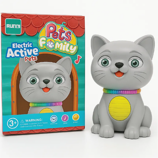 Electric Active Cat – Pets Family Musical & Walking Toy (3+ Years)