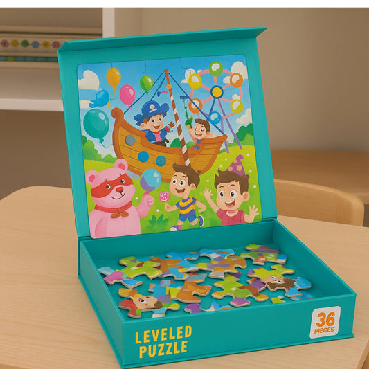 36 Pcs Jigsaw Puzzle for Kids – Educational Cartoon Puzzle Game (Ages 3+)