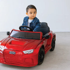 Kids Audi Style Electric Ride-On Car – 12V Battery Powered with Remote, Music & LED Lights