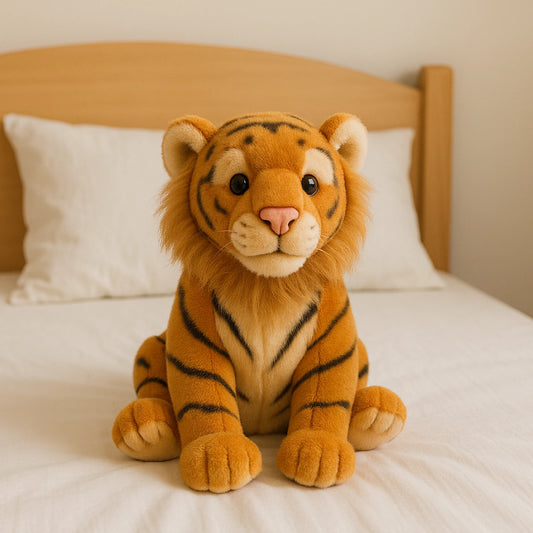 Realistic Tiger Plush Toy (40–60 cm) – Soft Jungle Animal Stuffed Toy