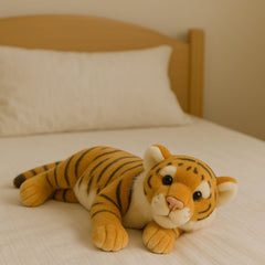 Realistic Tiger Plush Toy (40–60 cm) – Soft Jungle Animal Stuffed Toy