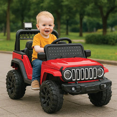 Kids Jeep SUV Electric Ride-On Car – 12V Battery Powered with Remote, Music & LED Lights