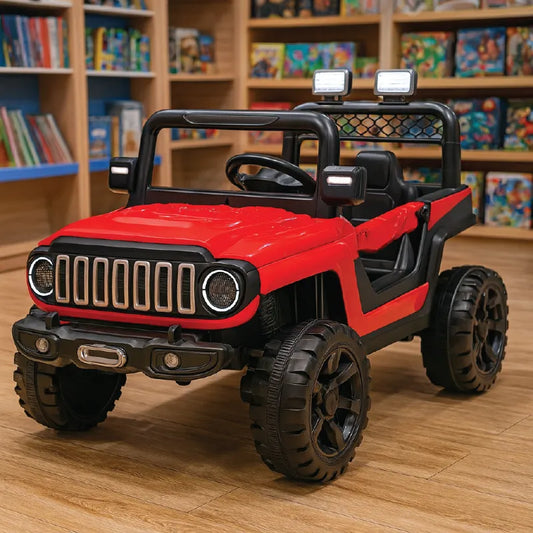 Kids Jeep SUV Electric Ride-On Car – 12V Battery Powered with Remote, Music & LED Lights