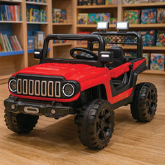 Kids Jeep SUV Electric Ride-On Car – 12V Battery Powered with Remote, Music & LED Lights