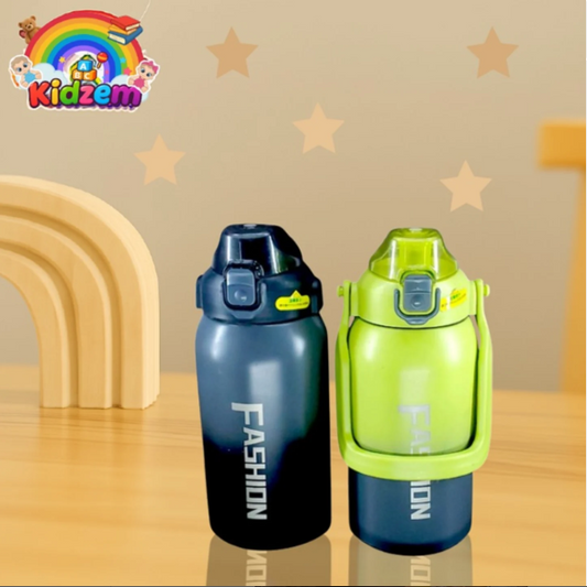 650ml Fashion Water Bottle for Kids – Leakproof BPA-Free Bottle with Handle