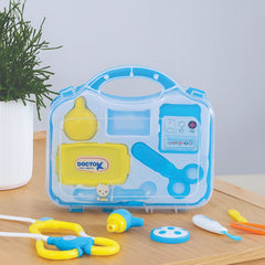 Kids Doctor Medical Play Set with Blue Carry Case – Pretend Play Healthcare Kit for Children (Age 3+)