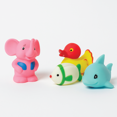 Happy Educational Toys – Colorful Animal Bath & Play Set for Babies (0+ Months)