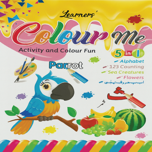 olour Me Activity & Colour Fun Book – 5 in 1 Learning & Colouring for Kids (Ages 3 to 7 Years)