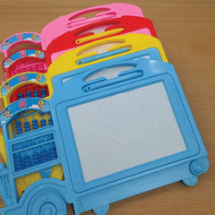 Kids Magnetic Writing & Drawing Board with Abacus – Multi-Color Educational Toy (Ages 3 to 8 Years)