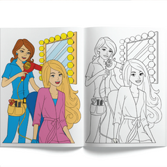 Jumbo Toon Barbie Colouring Book – Fun & Creative Activity Book for Kids (Ages 3 to 8 Years)
