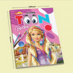 Jumbo Toon Barbie Colouring Book – Fun & Creative Activity Book for Kids (Ages 3 to 8 Years)