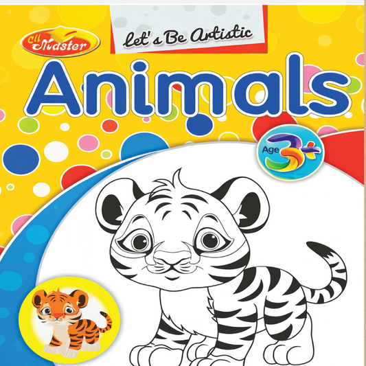 Animals Colouring Book – Fun Learning & Creativity for Kids (Ages 3+ Years)